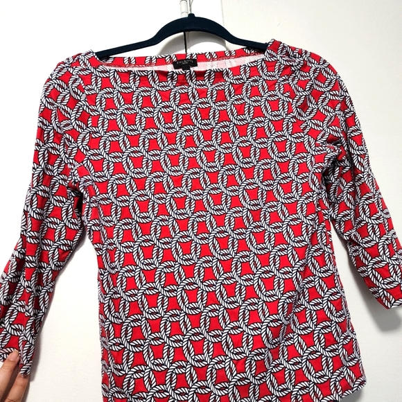 Red and Blue Top - Petite - Picture 8 of 9